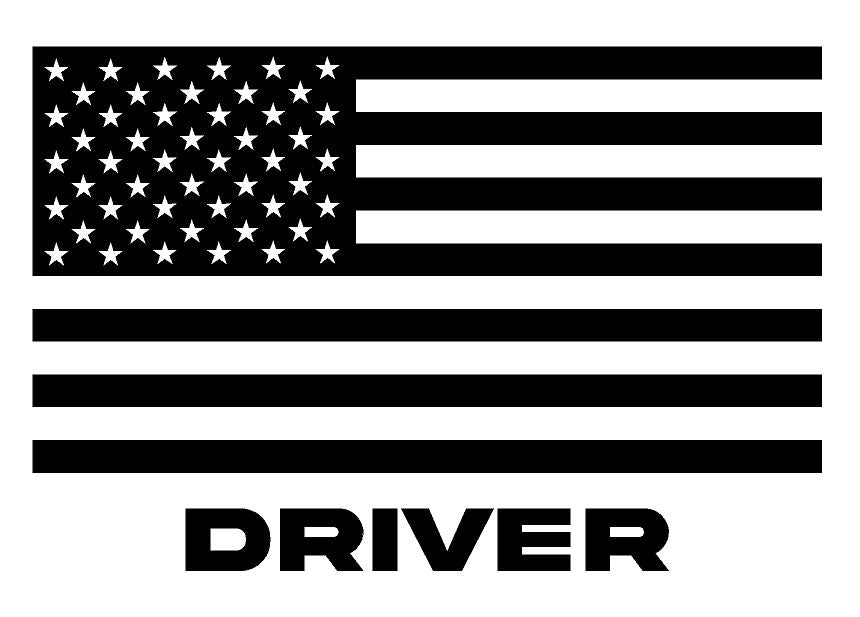 American Flag Decals