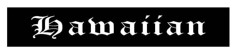 Hawaiian Windshield Banner